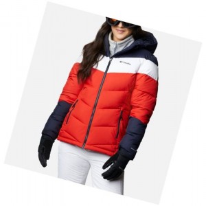 Dámské Bundy Columbia Abbott Peak Insulated Oranžové Tmavě Blankyt Bílé | WISK-07162