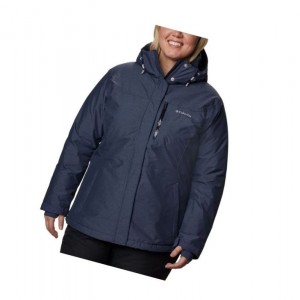 Dámské Bundy Columbia Alpine Action Omni-Heat Plus Size Tmavě Blankyt | WMDT-54179