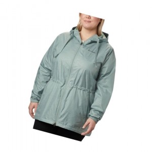 Dámské Bundy Columbia Auroras Wake III Mid Plus Size Zelene | FNJR-53289