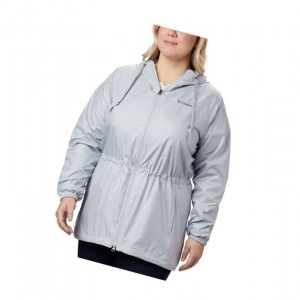 Dámské Bundy Columbia Auroras Wake III Mid Plus Size Šedé | CNMW-32856