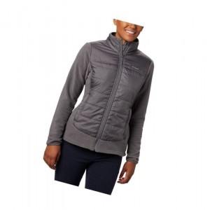 Dámské Bundy Columbia Basin Butte Fleece Full Zip Šedé | TGJH-16487