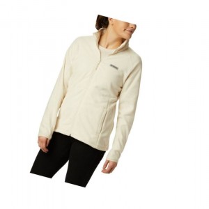 Dámské Bundy Columbia Basin Trail Fleece Full Zip Top Krém | JTBL-93852