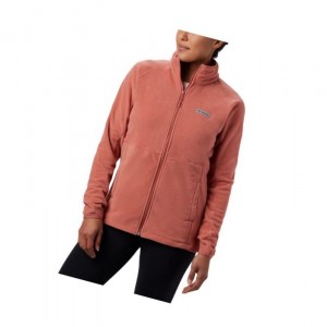 Dámské Bundy Columbia Basin Trail Fleece Full Zip Top Tmavě Koralove | GJOU-62943