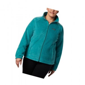 Dámské Bundy Columbia Benton Springs Full Zip Plus Size Světle Zelene | ZJRA-42368