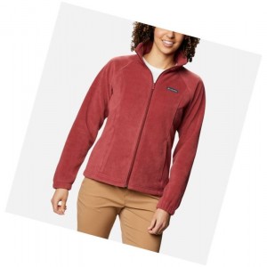 Dámské Bundy Columbia Benton Springs Full Zip Fleece Červené | SWHC-63410