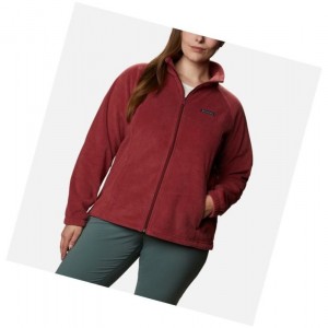 Dámské Bundy Columbia Benton Springs Full Zip Plus Size Červené | PZEQ-31098