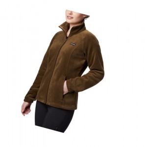 Dámské Bundy Columbia Benton Springs Full Zip Fleece Olivy Zelené | NQSA-25479