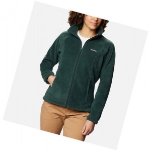 Dámské Bundy Columbia Benton Springs Full Zip Fleece Zelene | HSPT-26038