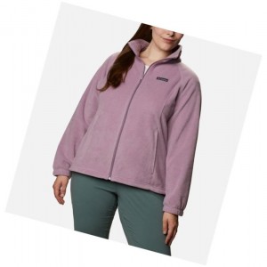 Dámské Bundy Columbia Benton Springs Full Zip Plus Size Fialové | ECSF-27809