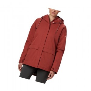 Dámské Bundy Columbia Briargate Insulated Červené | NMIW-32809