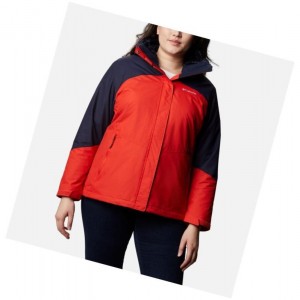 Dámské Bundy Columbia Bugaboo II Fleece Interchange Plus Size Oranžové | RHBW-73104