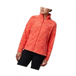 Dámské Bundy Columbia Fast Trek Light Printed Full-Zip Červené | GXDJ-54207