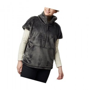 Dámské Bundy Columbia Fire Side III Sherpa Shrug Tmavě Šedé | TYUB-83127