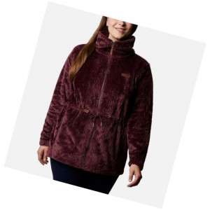 Dámské Bundy Columbia Fire Side Long Full Zip Sherpa Fleece Plus Size Viacfarebný | AGSC-06342