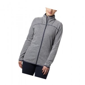 Dámské Bundy Columbia Firwood Camp Striped Full Zip Fleece Tmavě Blankyt | HESO-04726