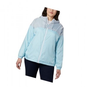 Dámské Bundy Columbia Flash Forward Lined Windbreaker Plus Size Blankyt Šedé | BMDE-02794