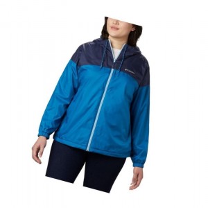 Dámské Bundy Columbia Flash Forward Lined Windbreaker Plus Size Tmavě Blankyt | WPCL-49517