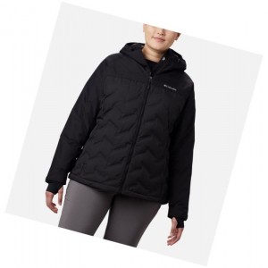 Dámské Bundy Columbia Grand Trek Down Hooded Plus Size Černé | BZQT-50987