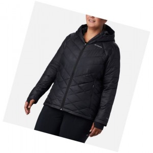 Dámské Bundy Columbia Heavenly Hooded Plus Size Černé | ZQDX-37925