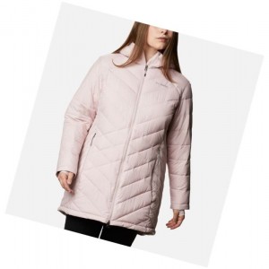 Dámské Bundy Columbia Heavenly Long Hooded Plus Size Růžové | DQBY-91483