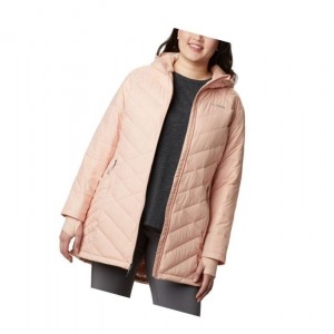 Dámské Bundy Columbia Heavenly Long Hooded Plus Size Růžové | ZPVS-27968