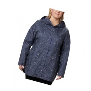 Dámské Bundy Columbia Here And There Trench Plus Size Tmavě Blankyt | IOLF-95673