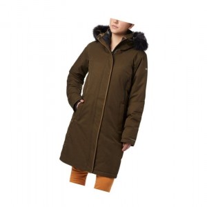 Dámské Bundy Columbia Hillsdale Parka Olivy Zelené | BPGZ-07435