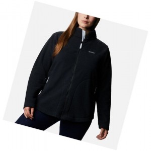 Dámské Bundy Columbia Northern Reach Full Zip Sherpa Fleece Plus Size Černé | BFGP-14398