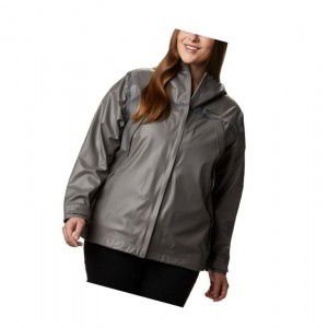 Dámské Bundy Columbia OutDry Ex Eco Shell Plus Size Šedé | ZGWX-70452