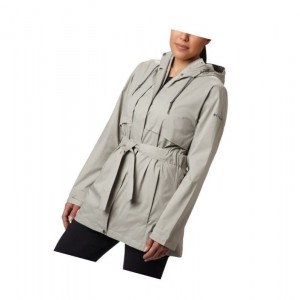 Dámské Bundy Columbia Pardon My Trench Rain Šedé | TXMB-58104