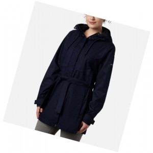 Dámské Bundy Columbia Pardon My Trench Rain Tmavě Blankyt | BZNE-87246