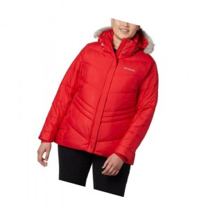 Dámské Bundy Columbia Peak to Park Insulated Plus Size Červené | OIYS-63507