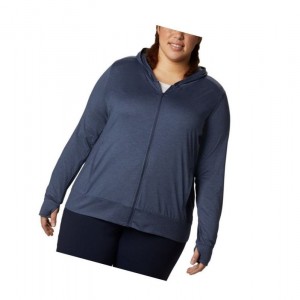 Dámské Bundy Columbia Place To Place II Full Zip Plus Size Tmavě Blankyt | KXLA-89562