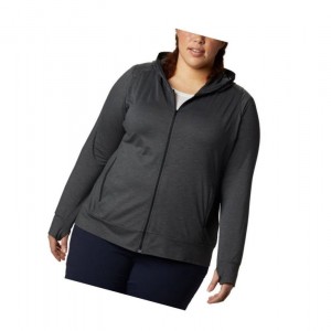 Dámské Bundy Columbia Place To Place II Full Zip Plus Size Černé | KJQM-21893