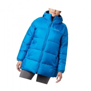 Dámské Bundy Columbia Puffect Mid Hooded Blankyt | SRHK-76320