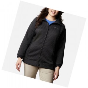 Dámské Bundy Columbia Saturday Trail Full Zip Plus Size Černé | VSBN-12783