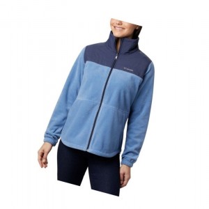 Dámské Bundy Columbia Sawyer Rapids Overlay Full Zip Fleece Blankyt Tmavě Blankyt | YJZH-02369