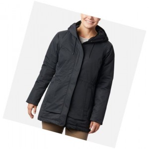 Dámské Bundy Columbia South Canyon Sherpa Lined Černé | GYKD-37815