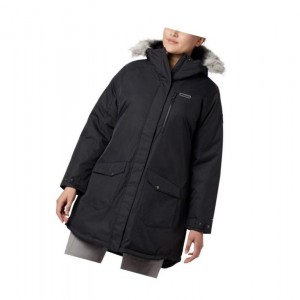 Dámské Bundy Columbia Suttle Mountain Long Insulated Plus Size Černé | TISC-67840