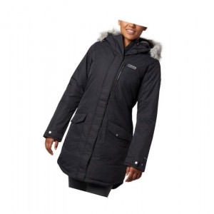 Dámské Bundy Columbia Suttle Mountain Long Insulated Černé | MGEY-79483