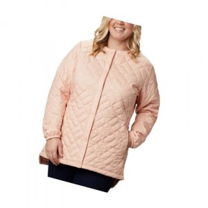 Dámské Bundy Columbia Sweet View Mid Plus Size Růžové | BLAE-63128