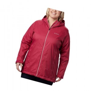 Dámské Bundy Columbia Switchback Lined Long Plus Size Červené Fialové Červené Fialové | LSAU-83625