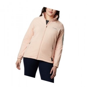 Dámské Bundy Columbia Titan Pass II 2.0 Fleece Plus Size Růžové | GDKU-91368