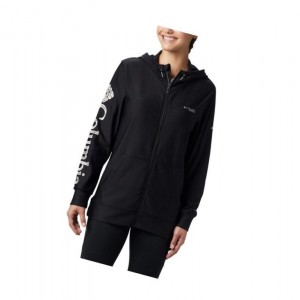 Dámské Bundy Columbia Trinity Trail Fleece Full Zip Černé | SLAO-48965