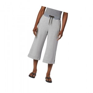 Dámské Kalhoty Columbia Park Wide Leg Capri Šedé | HFSQ-74862