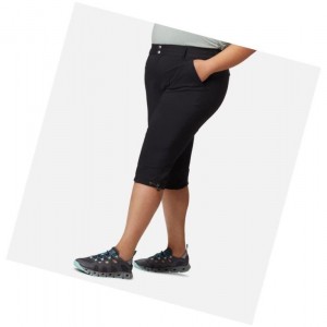 Dámské Kalhoty Columbia Saturday Trail II Knee Pant Plus Sizes Černé | IWPF-93560