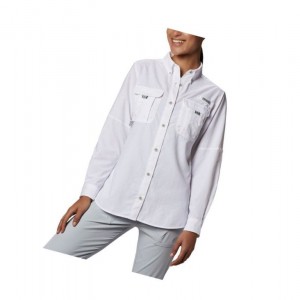 Dámské Košile Columbia PFG Bahama Long Sleeve Bílé | QKMI-14567