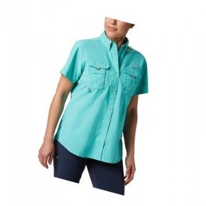 Dámské Košile Columbia PFG Bahama Short Sleeve Blankyt | ZJHV-78425