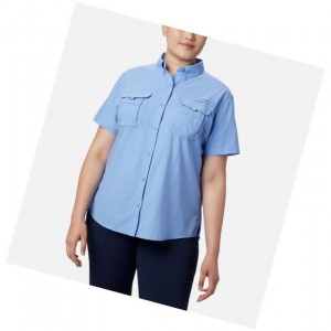 Dámské Košile Columbia PFG Bahama Short Sleeve Plus Size Bílé | JVXZ-91784