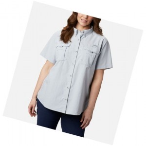 Dámské Košile Columbia PFG Bahama Short Sleeve Plus Size Šedé | XRYD-32760